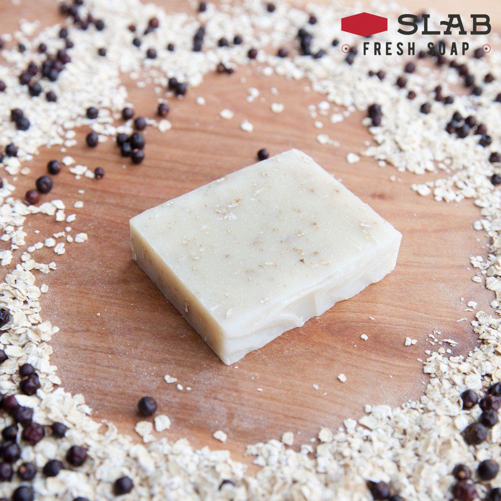 Cedar Juniper Oatmeal Soap | Castile Soap | SLAB FRESH SOAP™