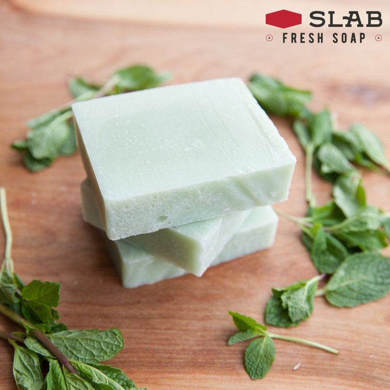 Spearmint Soap | Castile Soap | SLAB FRESH SOAP™
