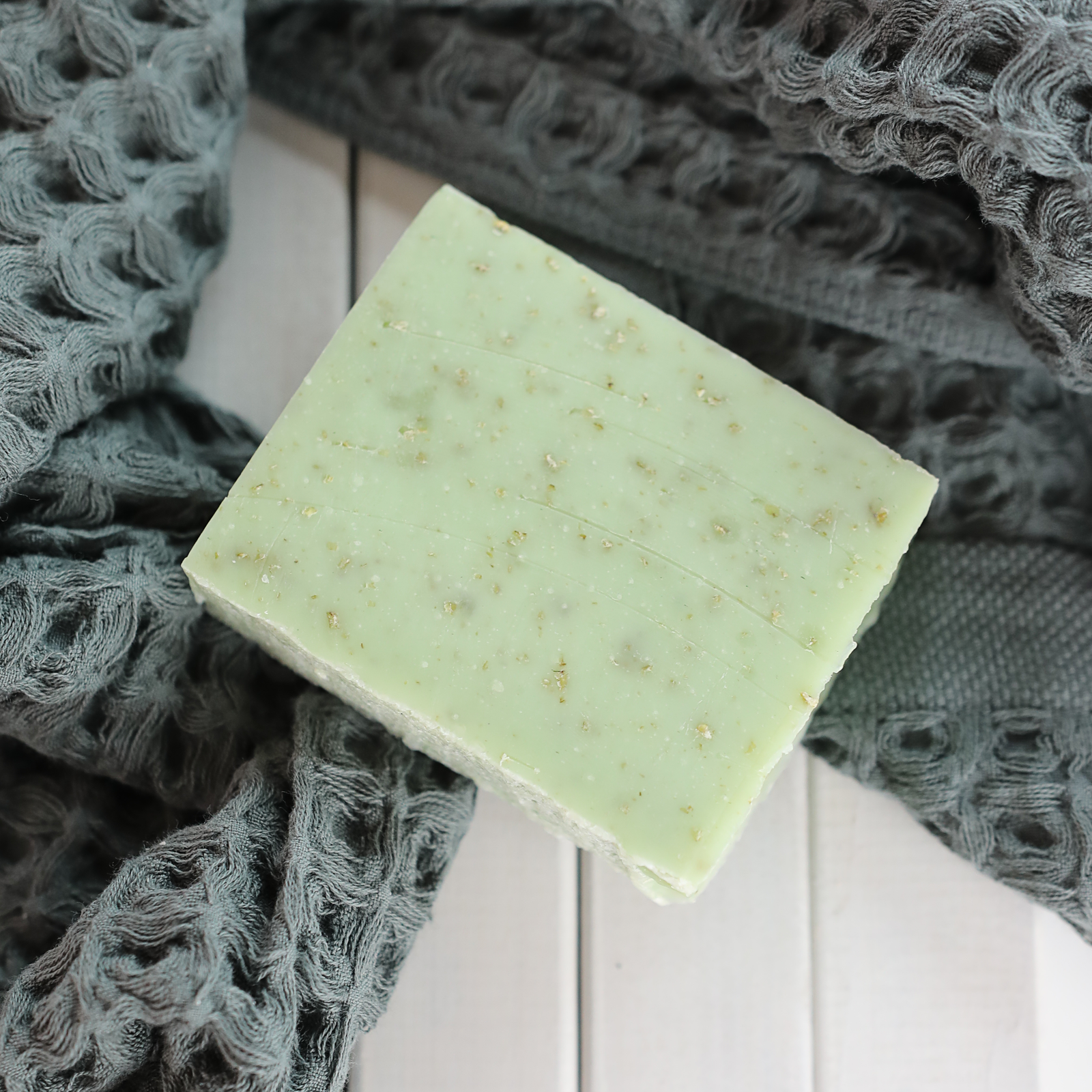 Peppermint Oatmeal Soap