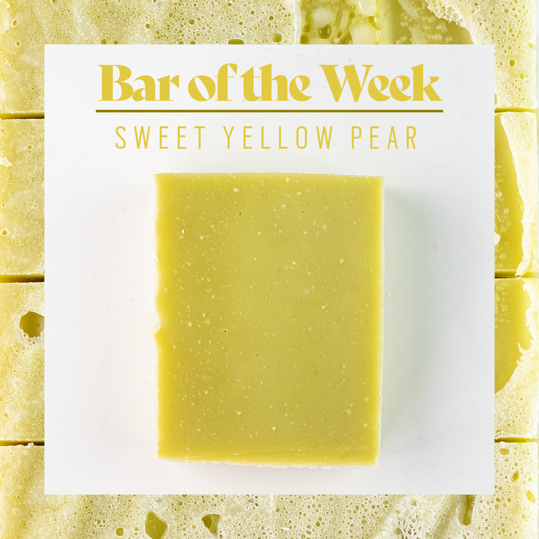 Bar Of The Week - Sweet Yellow Pear Soap
