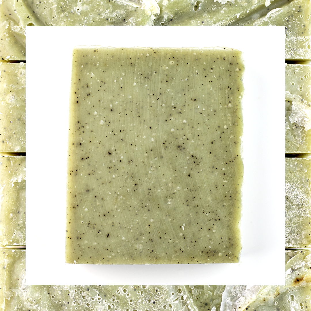 Basil Mint & Coffee Soap Castile Soap SLAB FRESH SOAP™ SLAB Soap