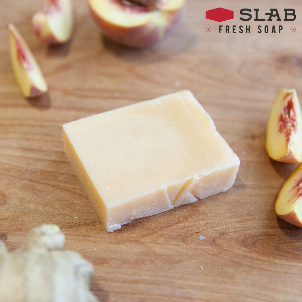 Ginger Peach Soap | Castile Soap | SLAB FRESH SOAP™