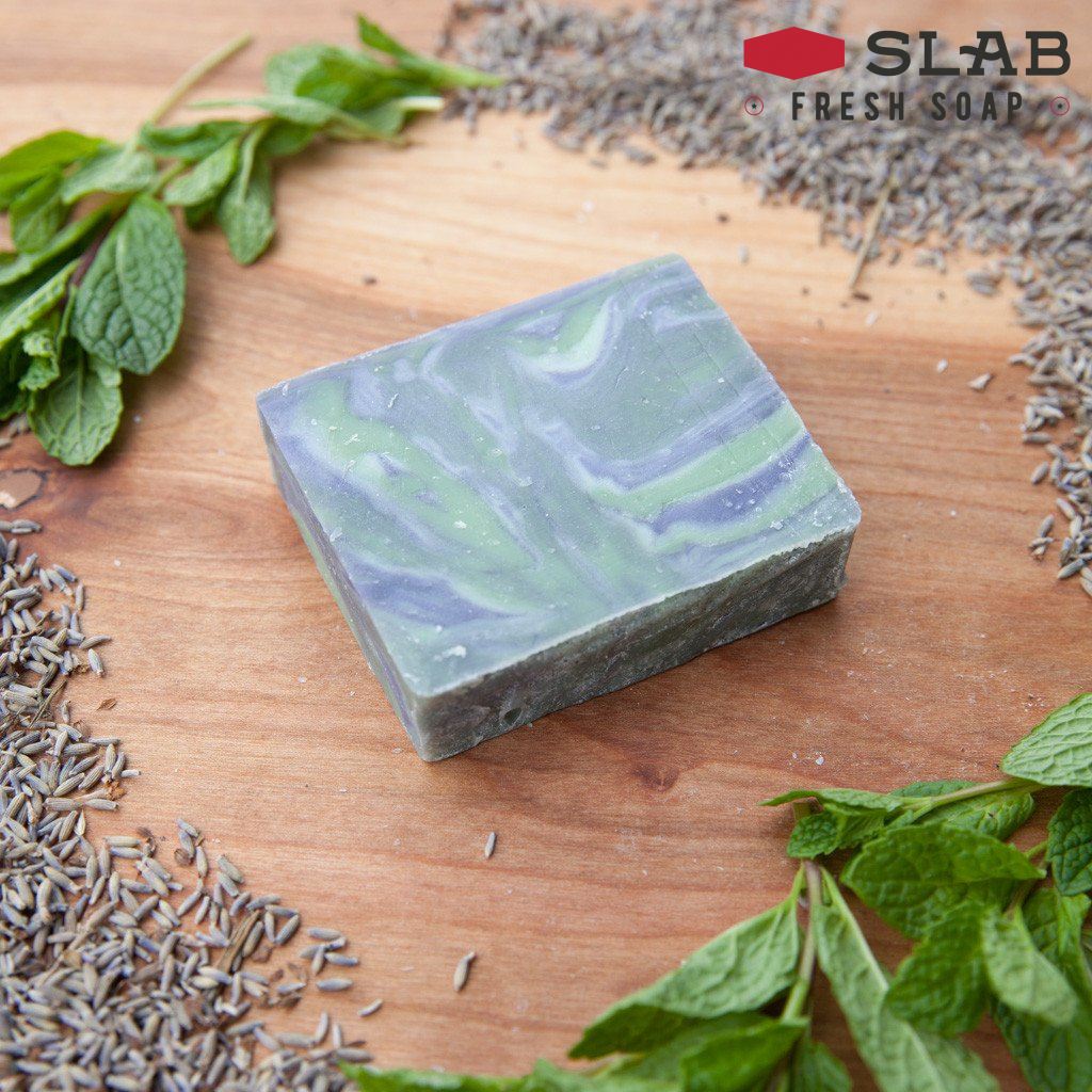 Lavender Mint Soap | Castile Soap | SLAB FRESH SOAP™