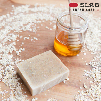 Oatmeal Honey Soap | Castile Soap | SLAB FRESH SOAP™